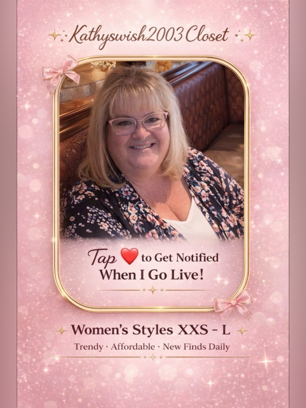 @Kathyswish2003 for My Live Shows!!